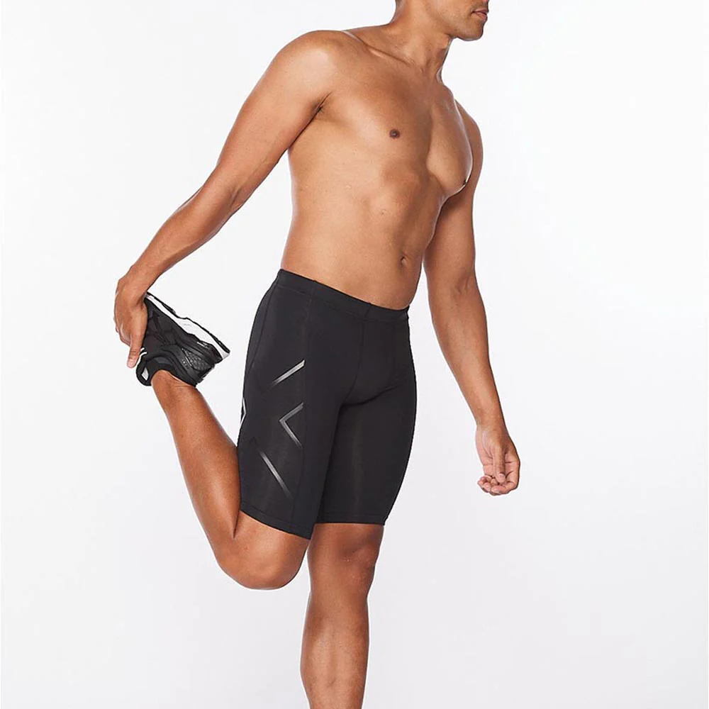 2XU Men Core Compression Shorts - Black / Nero - Image 5